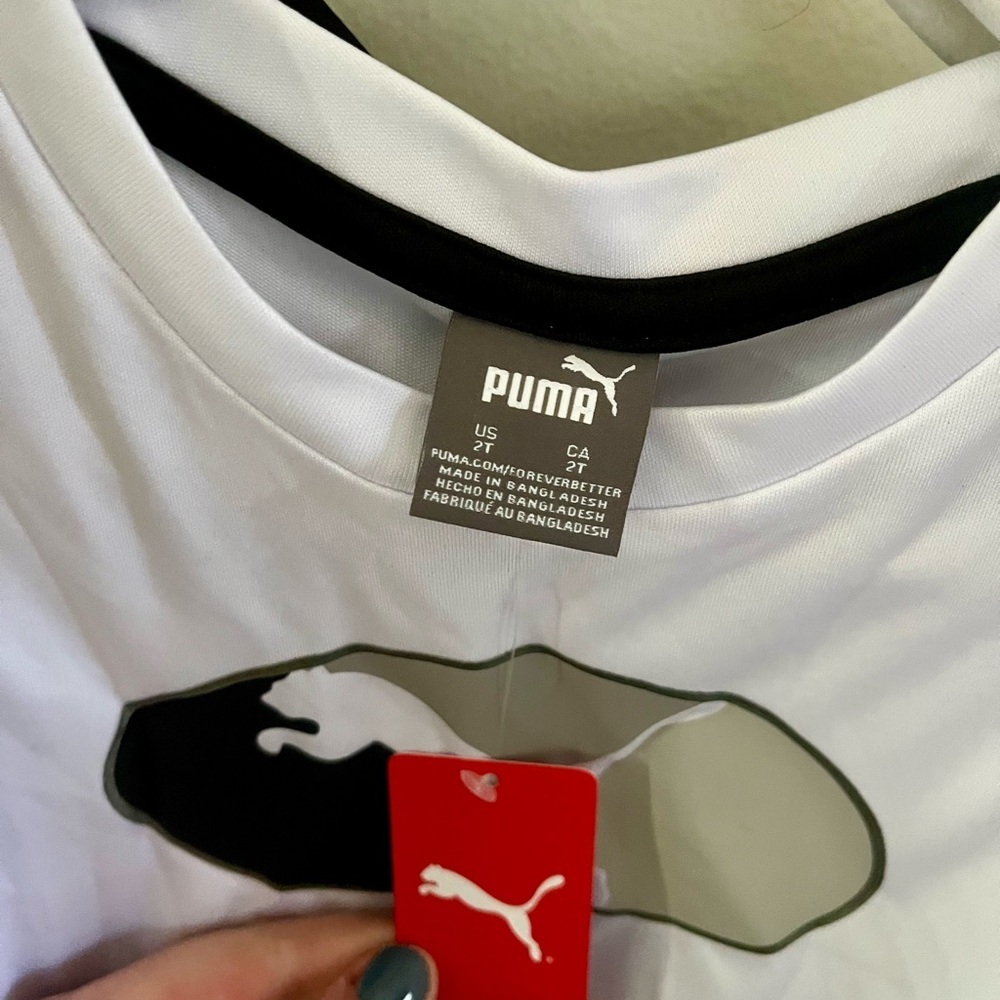 Puma Boys 2T Bundle of Two - Tank Top and Black T-Shirt NWT - Picture 4 of 7
